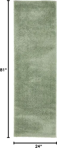 Vista 140 de Unique Loom Studio Colección Solid Shag - Alfombra Urbana Moderna Super Suave y de Felpa