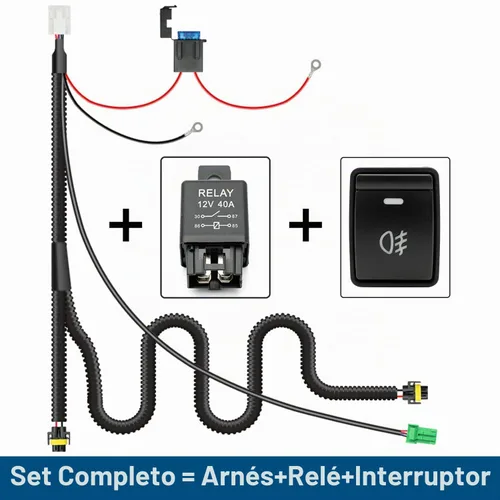 Vista 7 de Arnés de cableado de luz antiniebla H11 H8 para Nissan Altima Frontier Versa Sentra Rouge 2014-2023 con kit de interruptor de encendido/apagado