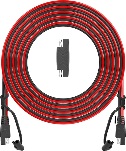 Vista 10 de OYMSAE Cable de extensión SAE, cable de desconexión rápida SAE de 6 pies 16 AWG a SAE, cable conector de extensión SAE para motor de arrastre