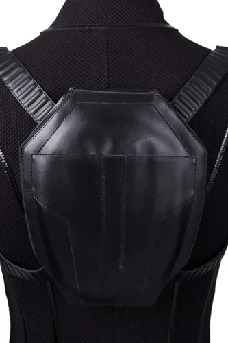Vista 5 de Disfraz de soldado galáctico para mujer, disfraz de Halloween o cosplay de lujo, color negro