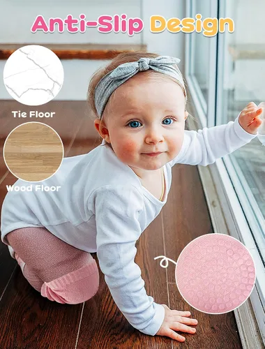 Vista 10 de BOSONER Rodilleras antideslizantes para bebés, rodilleras unisex para bebés y niños pequeños, 5 pares