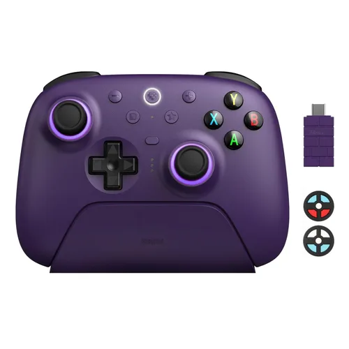 Vista 6 de 8BitDo Ultimate 2 Wireless Controller with TMR Joysticks for Windows & Android, Gaming Controller with Switchable Hall Effect/Tactile Triggers, RGB