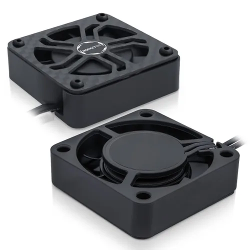Vista 7 de Surpass Hobby - Ventiladores de refrigeración RC de 1.575 pulgadas, 16000 RPM de alto RPM, ventilador de motor de automóvil RC para 1/8 1/10 RC Car