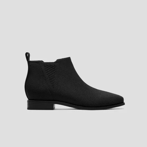 Vista 4 de VIVAIA Ryan - Botas Chelsea sin cordones para mujer, botas de tobillo con punta cuadrada, repelentes al agua, cómodas botas de tacón bajo para uso