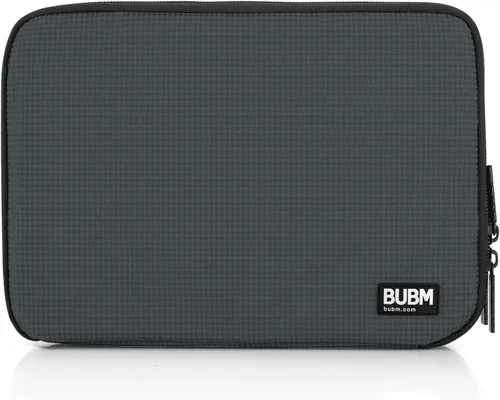Vista 8 de Organizador de equipaje con doble capa para viajes BUBM, para llevar dispositivos y accesorios electrónicos., gris, 2 capas M Bolsa de viaje