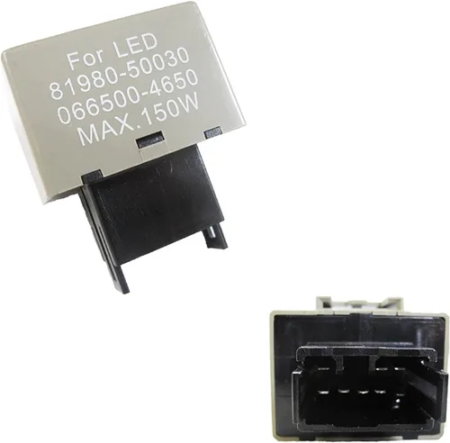 Vista 4 de x xotic tech 1 relé electrónico LED intermitente CF12 de 12 V y 2 pines para instalar bombillas LED de señal de giro LED con problemas de hiperflash