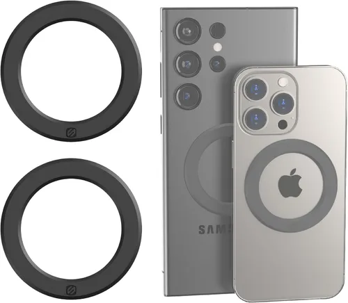 Vista 4 de Scosche HD MagicRing - Anillo magnético resistente para iPad y tabletas, anillo adaptador MagSafe compatible con soporte magnético para automóvil