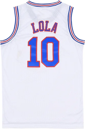 Vista 3 de Lola Jersey #10 Cosplay Movie Jerseys para fiesta de hip hop de los años 90 para hombresmujeres camiseta de baloncesto