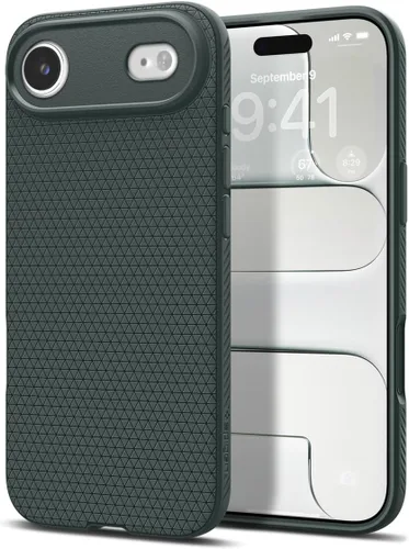 Vista 34 de Spigen Liquid Air - Funda diseñada para iPhone 11 (2019), color negro mate