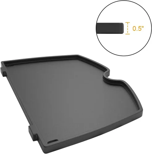 Vista 4 de Rejillas y plancha para Weber (6558 Plancha para Weber Q100 series)