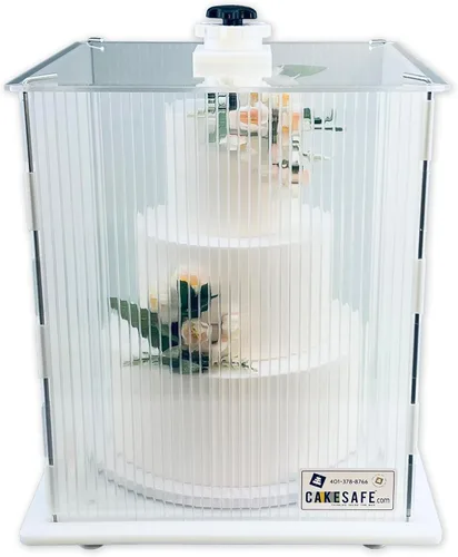 Vista 9 de CAKESAFE Transportador de pasteles Itsy Tall reutilizable, de plástico