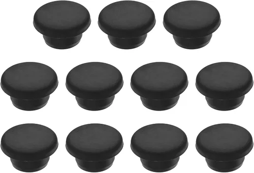 Vista 101 de MECCANIXITY - Tapones de silicona en forma de T (26mm, 1 pulgada de diámetro), color negro