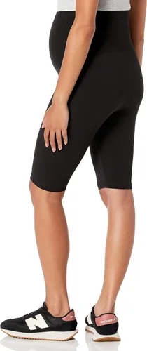 Vista 5 de Motherhood Maternity Pantalones cortos de maternidad para mujer Essential Stretch Secret Fit Belly
