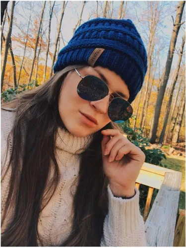 Vista 44 de FURTALK Gorros de invierno para mujer, con forro polar, gorro de punto holgado y cálido, gorro de esquí