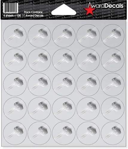 Vista 5 de Award Decals Sledgehammer (negro sobre transparente)