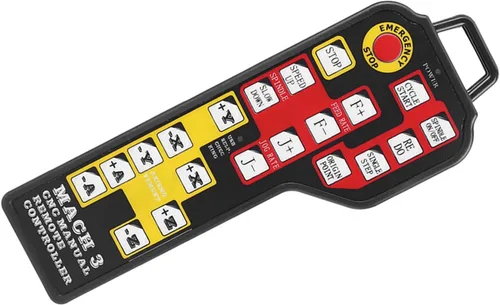 Vista 4 de ViaGasaFamido Generador de pulsos de volante CNC, motor paso a paso, máquina de grabado CNC, controlador manual, conector USB, control de 4 ejes