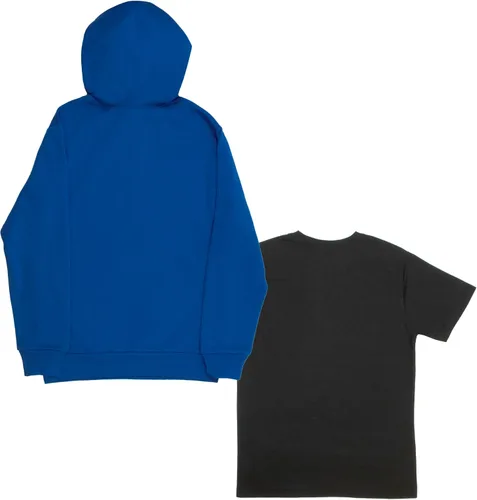 Vista 6 de Nintendo Super Mario - Paquete de 2 sudaderas con capucha y camiseta para niños Super Mario con capucha