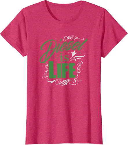 Vista 8 de Diesel is Life Roll Coal Diesels Truckers Smoke Camiseta Negro