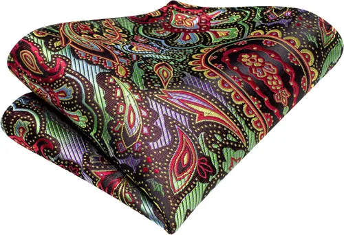 Vista 238 de Dubulle Corbata tejida de cachemira para hombre y gemelos de pañuelo para hombre, conjunto de gemelos para boda formal y negocios