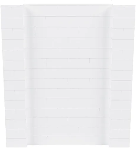 Vista 168 de EverBlock Kit de pared de 5 x 4 pies Bloques de construcción modulares Sistema de pared para edificios, pantallas y estructuras Divisor