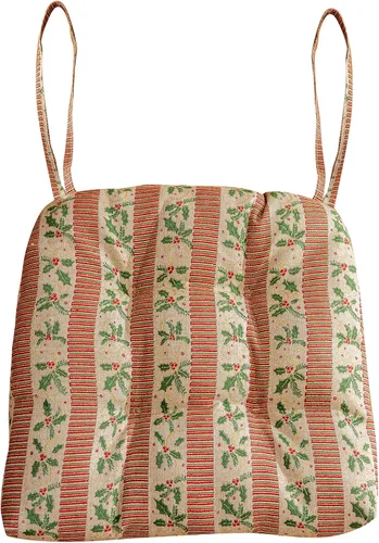 Vista 27 de vctops Cojines para silla de estilo rústico con estampado de pájaros y lazos Cojines para silla en forma de U suaves y cómodos Almohadillas