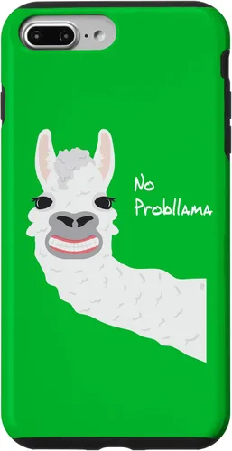 Vista 9 de iPhone 15 Funny Llama Alpaca No Prob Llama Regalo Hombres Mujeres Caso