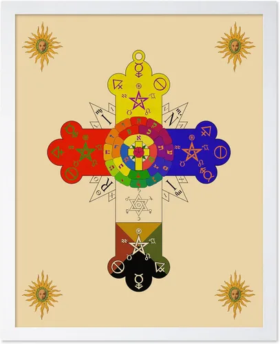 Vista 33 de Poster Master Póster religioso clásico, impresión espiritual vintage, regalo para artista, amigo, placas shiviti, libro de oraciones hebreo, judío