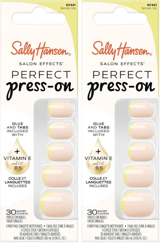 Vista 24 de Sally Hansen Pegamento perfecto para uñas con brocha, fijación de larga duración, cepillo de precisión, fórmula de vitamina E y B5, suave y no daña