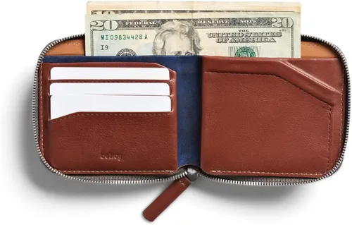 Vista 2 de Bellroy Cartera con cremallera cartera de cuero bloqueo RFID bolsa de monedas