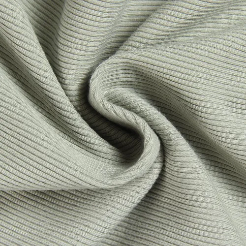 Vista 4 de Roselux Camisetas de verano para mujer, cuello redondo, manga corta, punto acanalado, ajustadas, casuales, básicas