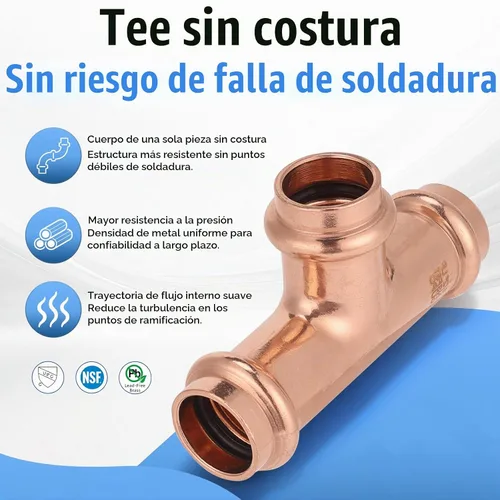 Vista 4 de Kit surtido de accesorios de presión de 1/2 pulgada