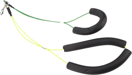 Vista 8 de Oumefar Correa ajustable de aseo para mascotas sin sentar Haunch Holder Restricción Lavado Gargantilla Perros Gatos Aseo Mesa Brazo (Amarillo+Verde)
