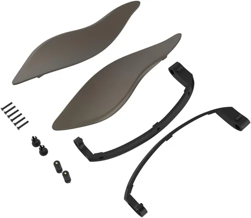 Vista 64 de Moto Onfire Deflectores de aire para motocicleta Whisky ámbar con carenado de murciélago para Electra Glide '14 y más tarde (2 piezas)