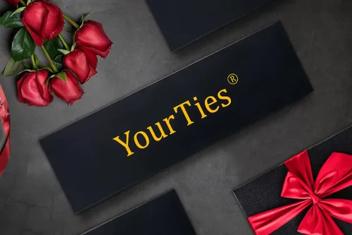 Vista 3 de Corbatas a rayas y corbatas a cuadros para hombre, corbata de seda tejida, juego de clip de corbata dorado