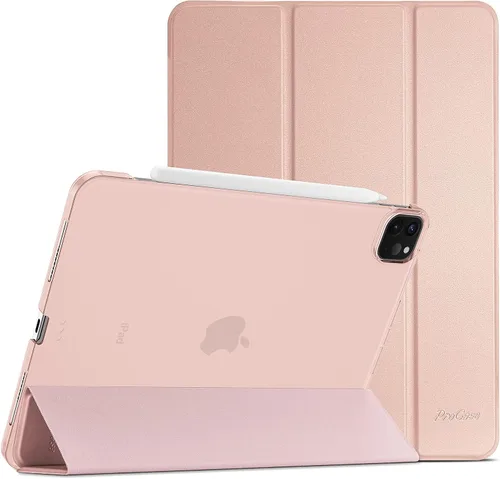 Vista 15 de ProCase Funda inteligente para iPad Pro de 12.9 2022/2021/2020/2018, carcasa rígida con soporte delgado para iPad Pro de 12.9 pulgadas, 6ª Celeste