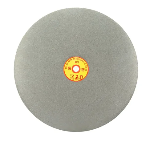 Vista 14 de uxcell Disco de lijado de pulido plano recubierto de diamante de grano 60 de 9.843 in de 10 pulgadas