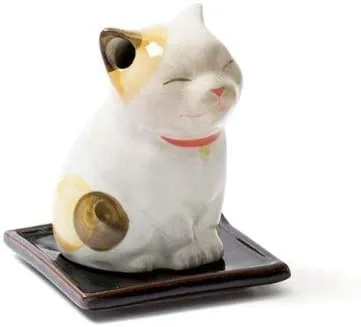 Vista 2 de Shoyeido 's Kitty Cat Maneki Neko - Soporte para incienso