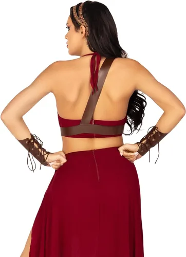 Vista 4 de Leg Avenue womens 4 Piece Warrior Maiden Costume
