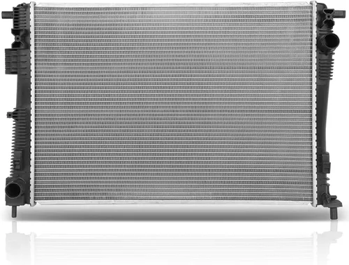 Vista 19 de SCITOO Conjunto de radiador de aluminio refrigerante del motor para 1986-1994 para Nissan D21 2.4L 3.0L 1987 para Nissan para Pathfinder 2.4L