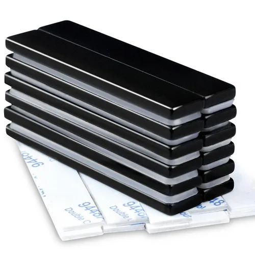 Vista 23 de MIKEDE -Imanes de neodimio y tierras raras pequeños y resistentes con forma de barra rectangular, para refrigerador, pizarra, almacenamiento