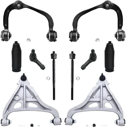 Vista 644 de Detroit Axle - Kit de suspensión frontal de 10 piezas para Dodge Avenger 2008-2014, Chrysler Sebring 2007-2010, 2 brazos de control inferiores, 2