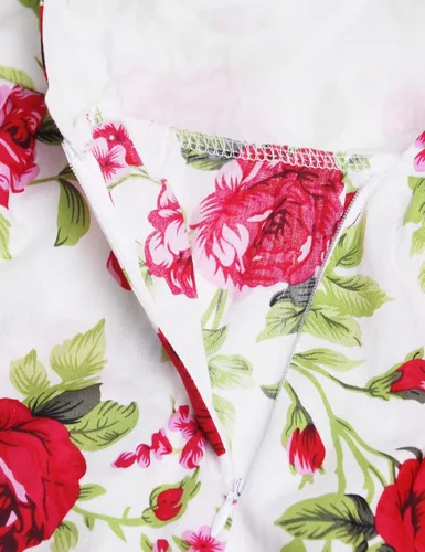 Vista 190 de Vestido de verano para niña, de algodón, con diseño floral