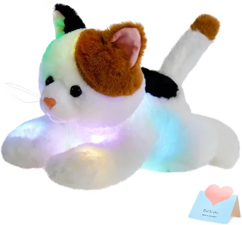 Vista 7 de Glow Guards - Cachorro de peluche azul, de 15 pulgadas, musical, suave, con luces ledes nocturnas, para Navidad, Día del Niño y cumpleaños.