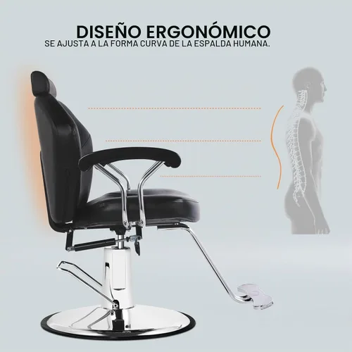 Vista 5 de Artist hand Silla de barbero multiusos para peluquería Silla de salón de barbería Heavy Duty Hydraulic Pump, Multi-functional, 360° Swivel