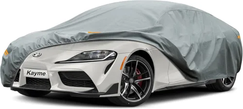 Vista 115 de Kayme Funda de Coche de Servicio Pesado Impermeable para Todo Tipo de Clima, Ajuste Personalizado para Tesla Model S, Cubierta Exterior Completa