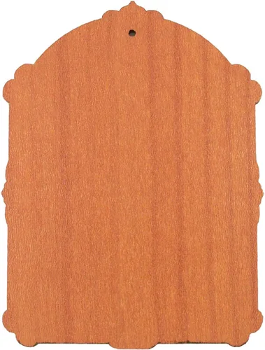 Vista 6 de Needzo Stations of The Cross - Placas de madera católica con detalles metálicos en tono dorado, decoraciones religiosas, 3 5/8 pulgadas, juego de 16