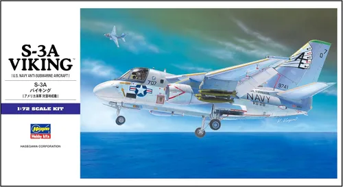 Vista 2 de Hasegawa Kit modelo vikingo S-3A escala 1:72
