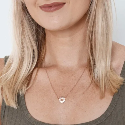 Vista 3 de Dear Ava Collar de regalo para mujeres y niñas, colgante de joyería moderna ajustable, idea de regalo de amor para ella con tarjeta sincera, regalos
