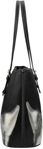 Vista 4 de InterestPrint Funny Puppy - Bolso de piel para mujer