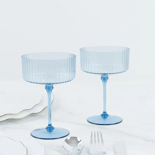 Vista 11 de Efavormart Paquete de 24 Vasos de Cóctel Desechables Premium – Copas de Champán Coupe de Plástico Transparente de 9oz con Tallo y Base Desmontables